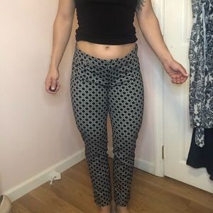 Geo Print Dress Pants